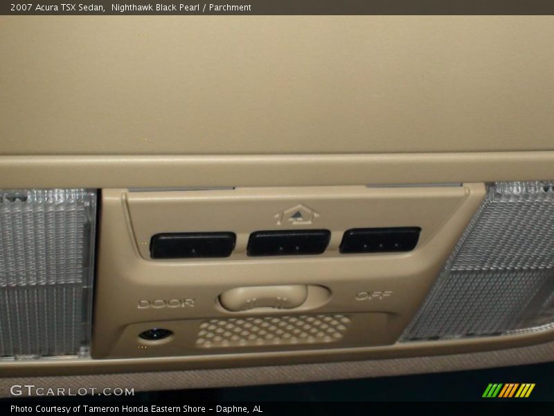 Nighthawk Black Pearl / Parchment 2007 Acura TSX Sedan