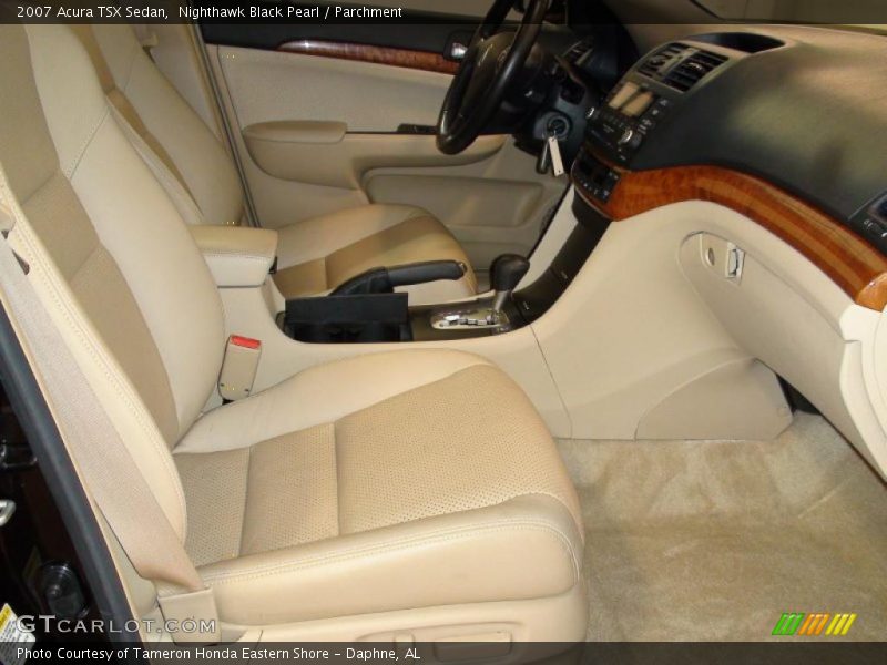 Nighthawk Black Pearl / Parchment 2007 Acura TSX Sedan