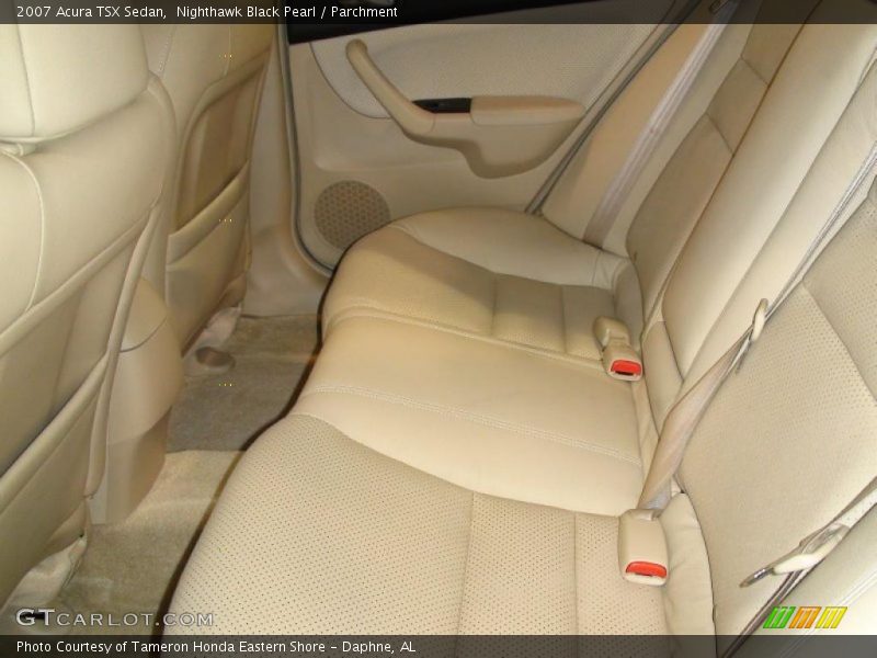 Nighthawk Black Pearl / Parchment 2007 Acura TSX Sedan