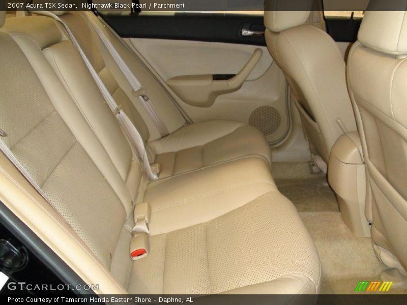 Nighthawk Black Pearl / Parchment 2007 Acura TSX Sedan