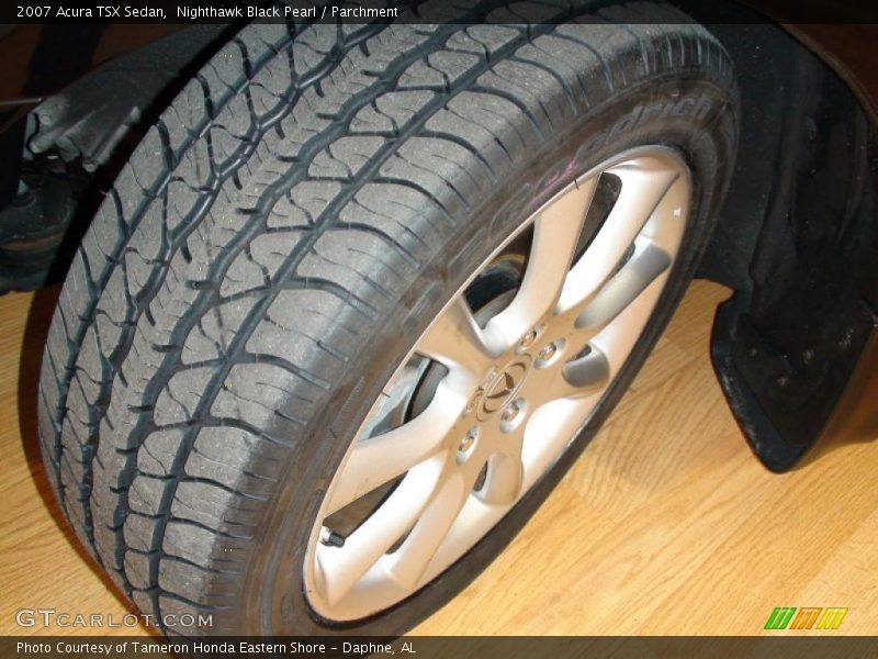 Nighthawk Black Pearl / Parchment 2007 Acura TSX Sedan