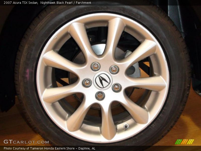 Nighthawk Black Pearl / Parchment 2007 Acura TSX Sedan