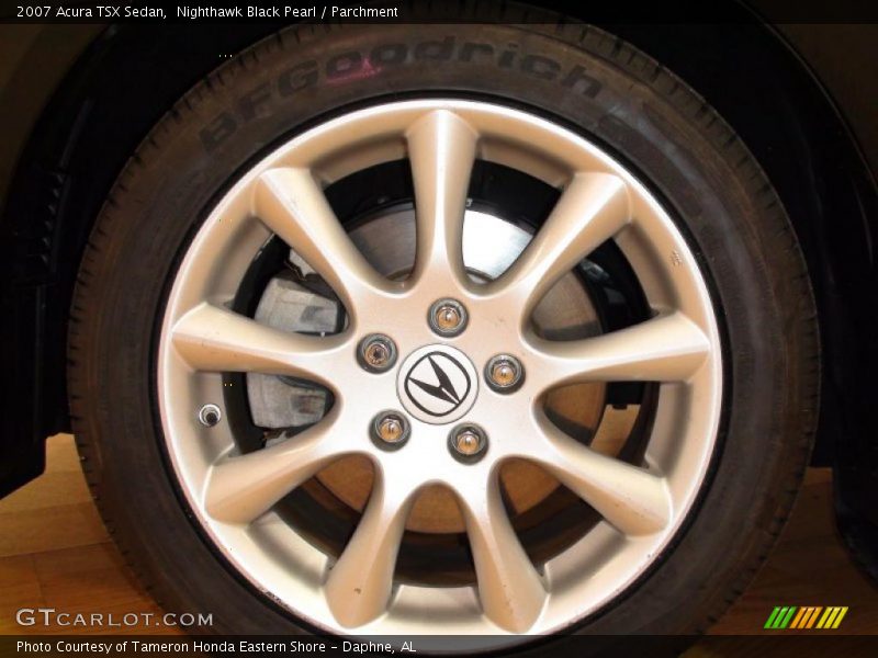 Nighthawk Black Pearl / Parchment 2007 Acura TSX Sedan
