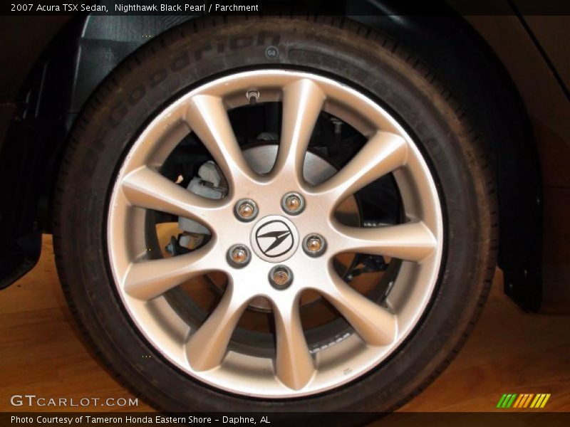 Nighthawk Black Pearl / Parchment 2007 Acura TSX Sedan