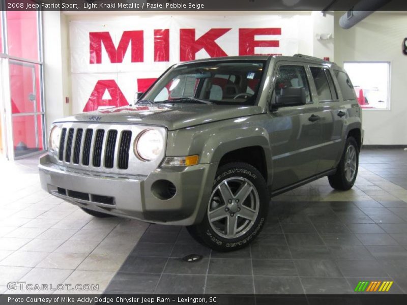 Light Khaki Metallic / Pastel Pebble Beige 2008 Jeep Patriot Sport