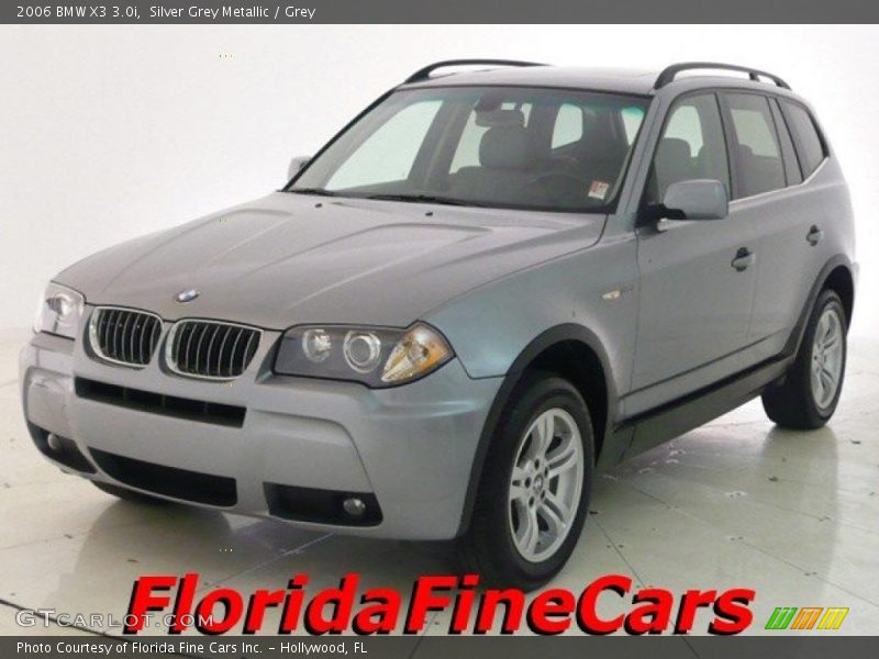 Silver Grey Metallic / Grey 2006 BMW X3 3.0i