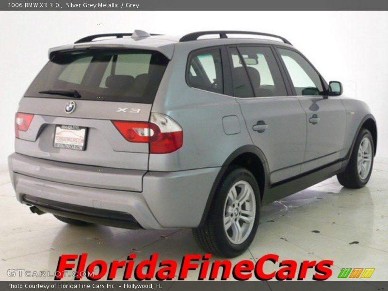 Silver Grey Metallic / Grey 2006 BMW X3 3.0i