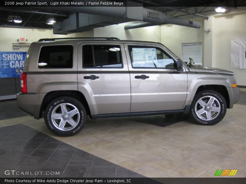 Light Khaki Metallic / Pastel Pebble Beige 2008 Jeep Patriot Sport