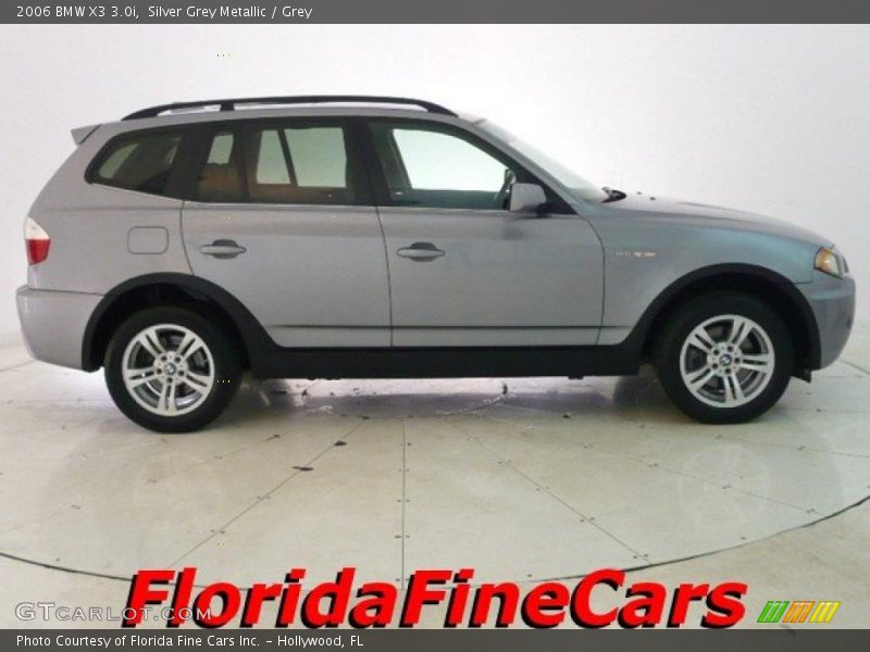 Silver Grey Metallic / Grey 2006 BMW X3 3.0i