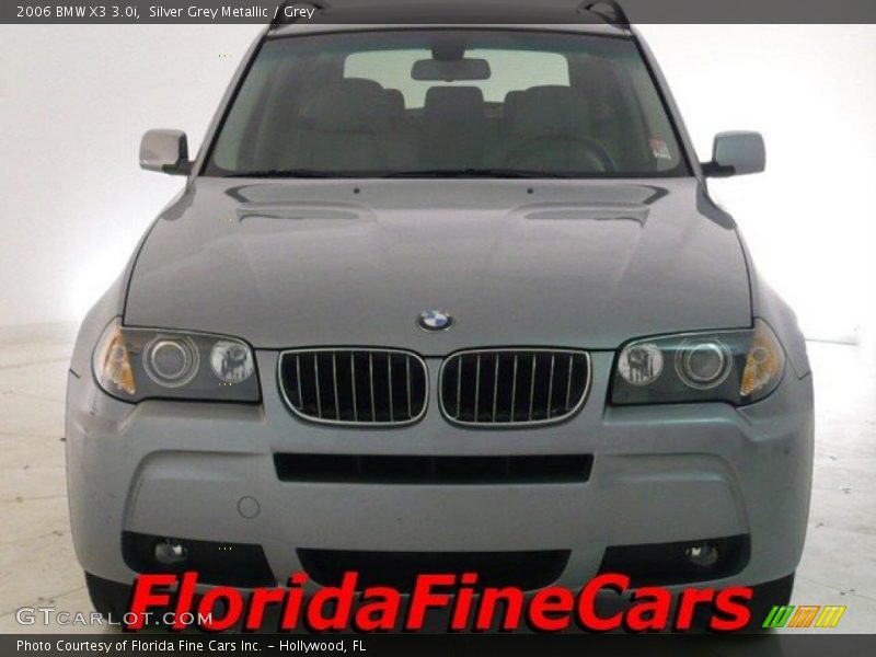 Silver Grey Metallic / Grey 2006 BMW X3 3.0i