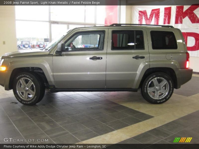 Light Khaki Metallic / Pastel Pebble Beige 2008 Jeep Patriot Sport