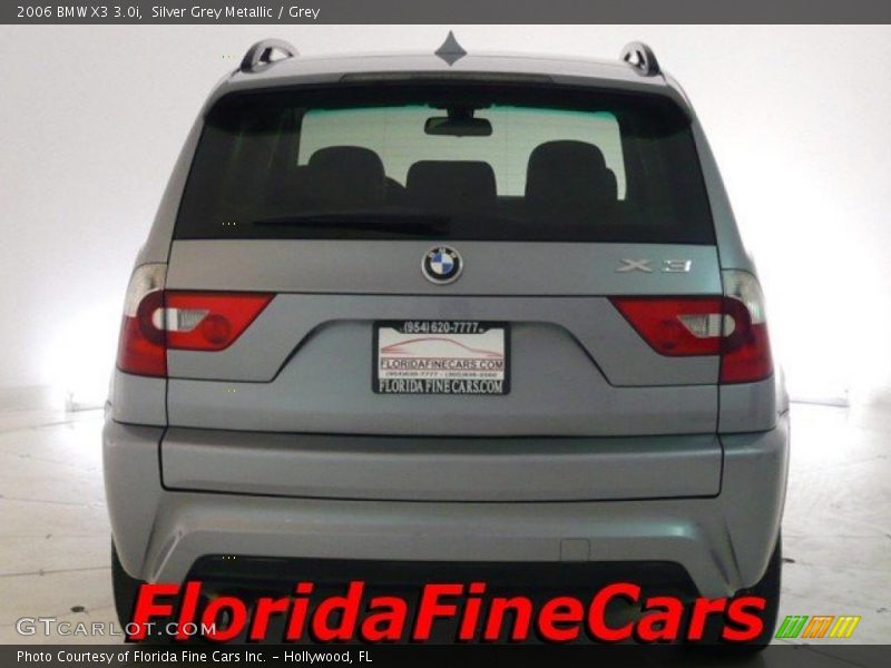 Silver Grey Metallic / Grey 2006 BMW X3 3.0i