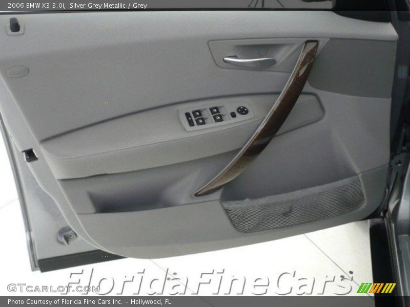 Silver Grey Metallic / Grey 2006 BMW X3 3.0i