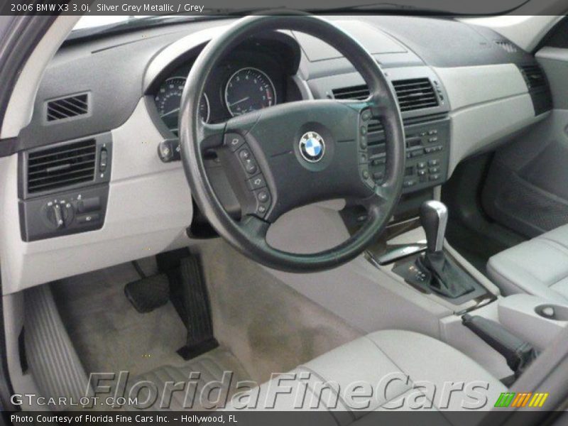 Silver Grey Metallic / Grey 2006 BMW X3 3.0i