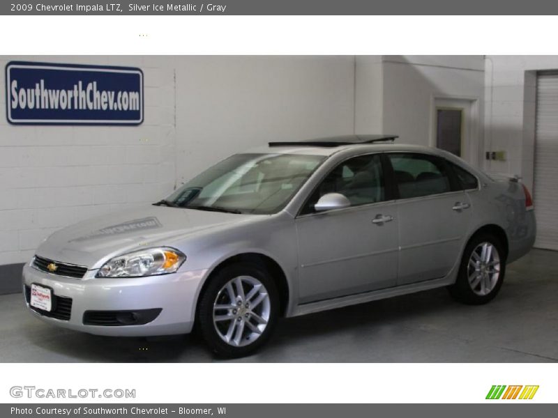 Silver Ice Metallic / Gray 2009 Chevrolet Impala LTZ