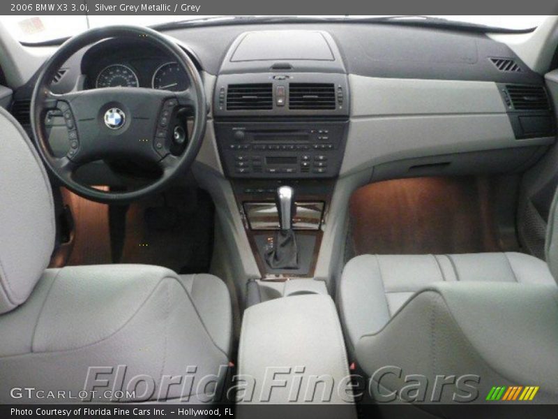 Silver Grey Metallic / Grey 2006 BMW X3 3.0i