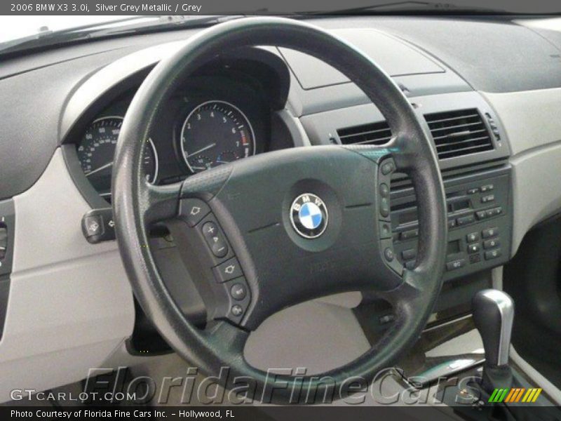 Silver Grey Metallic / Grey 2006 BMW X3 3.0i