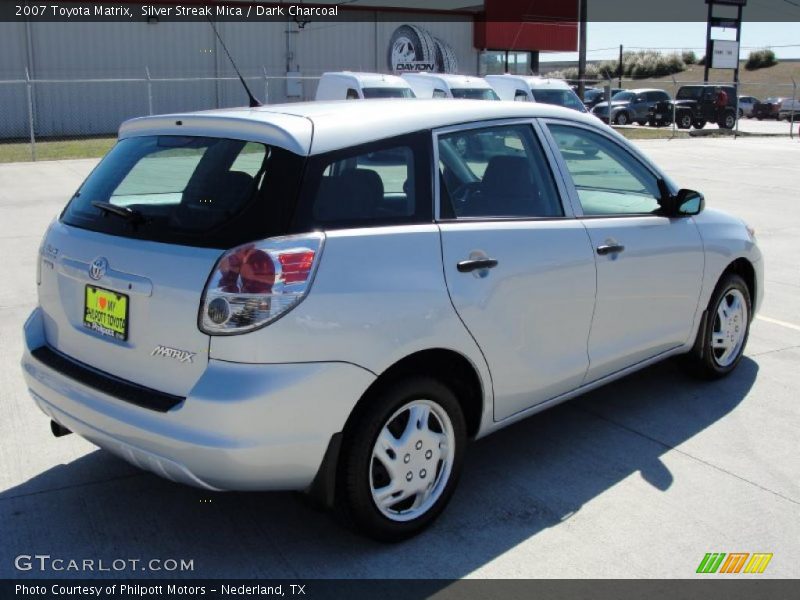 Silver Streak Mica / Dark Charcoal 2007 Toyota Matrix