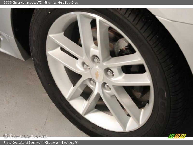 Silver Ice Metallic / Gray 2009 Chevrolet Impala LTZ