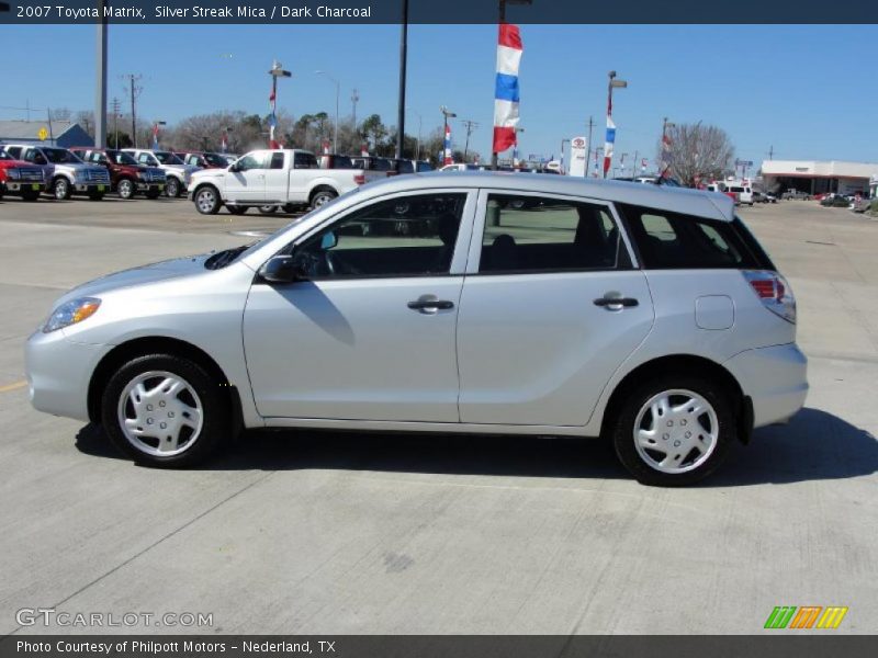 Silver Streak Mica / Dark Charcoal 2007 Toyota Matrix