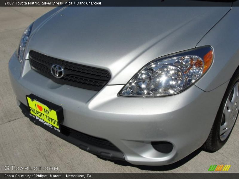 Silver Streak Mica / Dark Charcoal 2007 Toyota Matrix