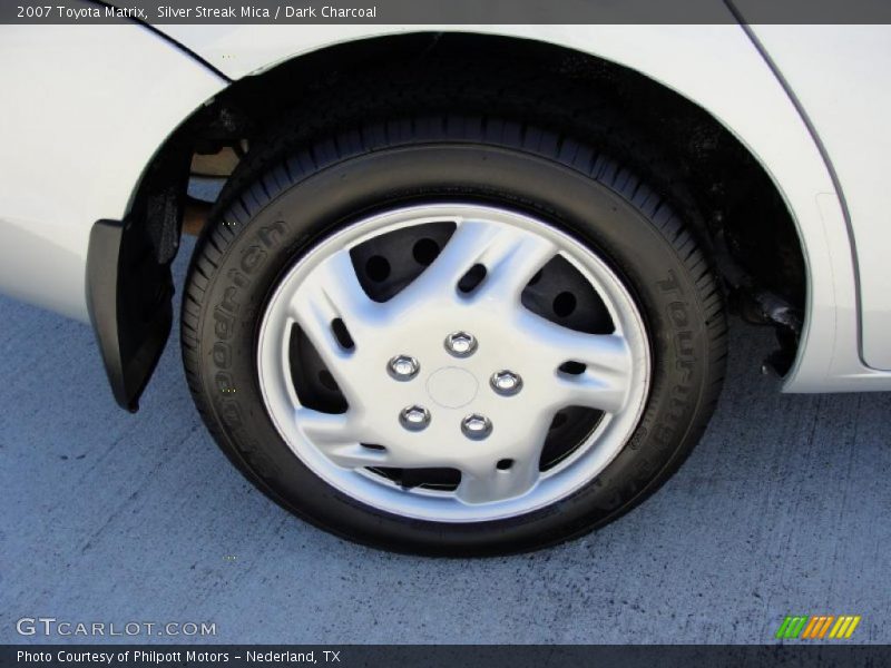 Silver Streak Mica / Dark Charcoal 2007 Toyota Matrix