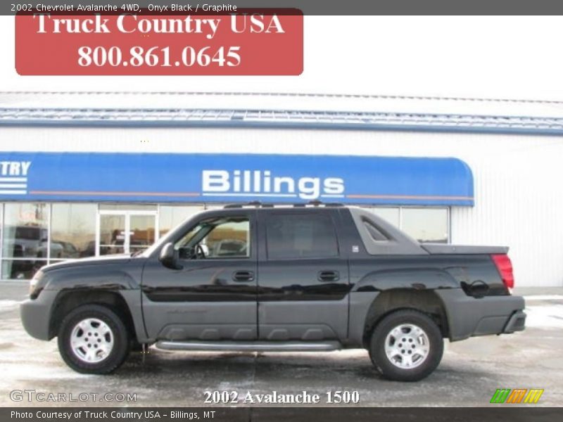 Onyx Black / Graphite 2002 Chevrolet Avalanche 4WD