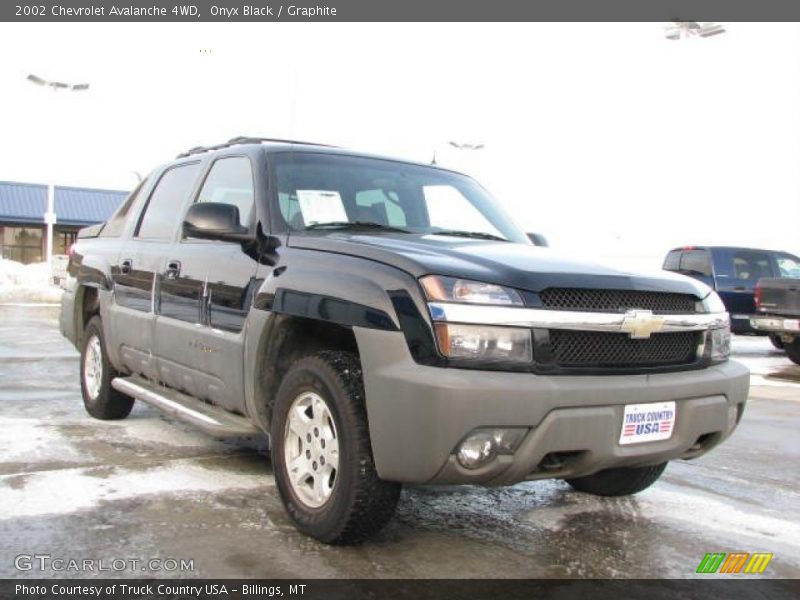 Onyx Black / Graphite 2002 Chevrolet Avalanche 4WD