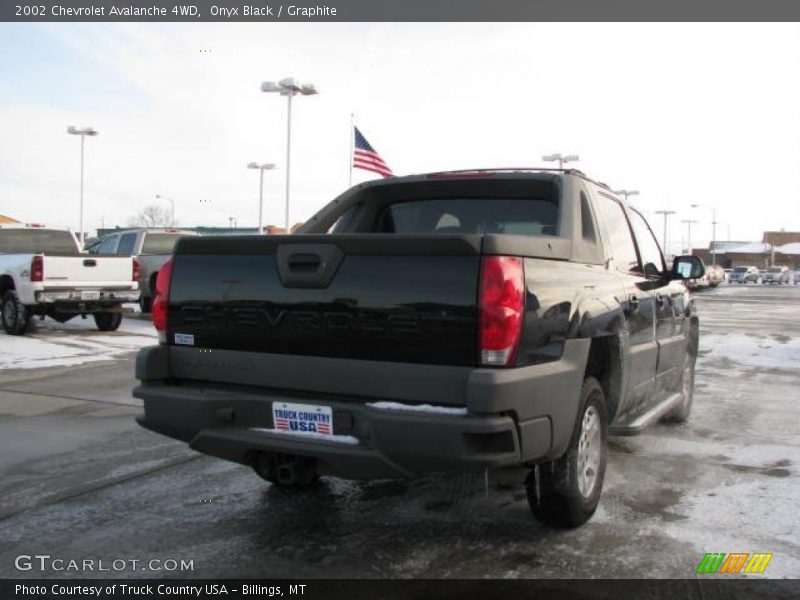 Onyx Black / Graphite 2002 Chevrolet Avalanche 4WD