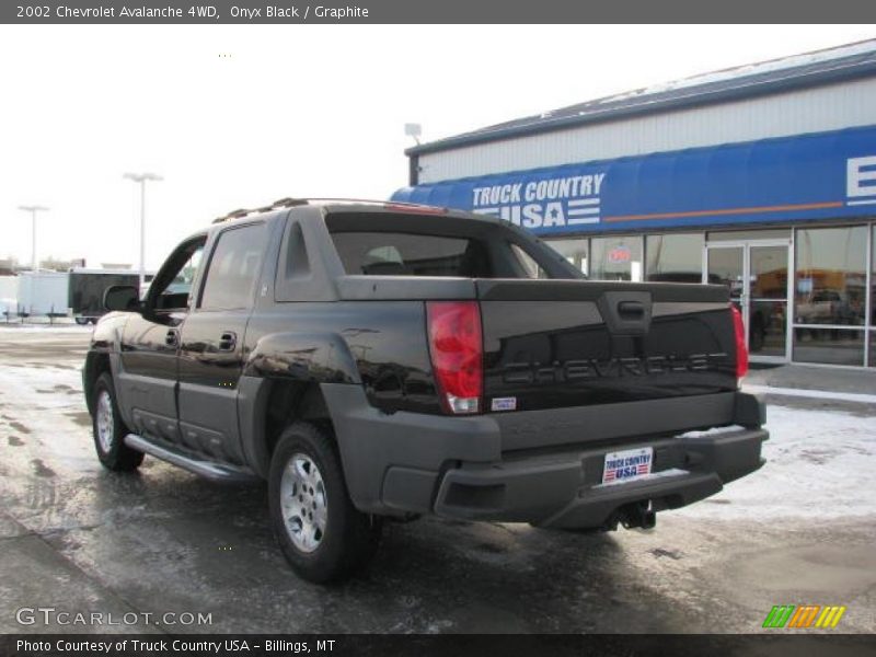 Onyx Black / Graphite 2002 Chevrolet Avalanche 4WD