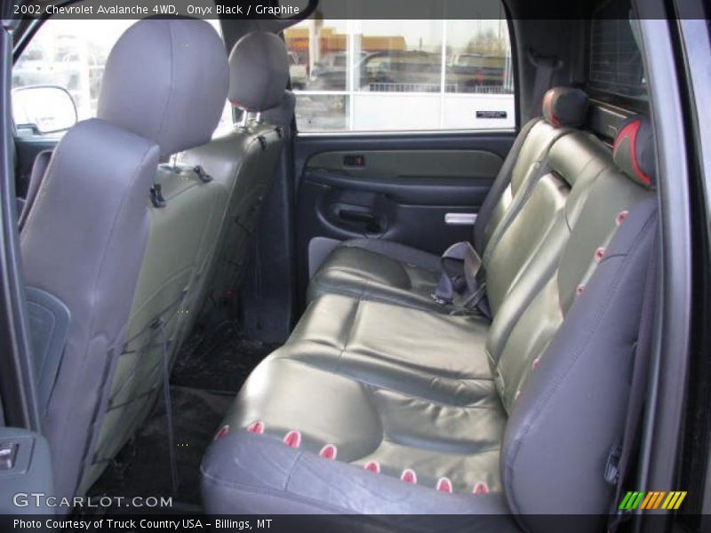 Onyx Black / Graphite 2002 Chevrolet Avalanche 4WD