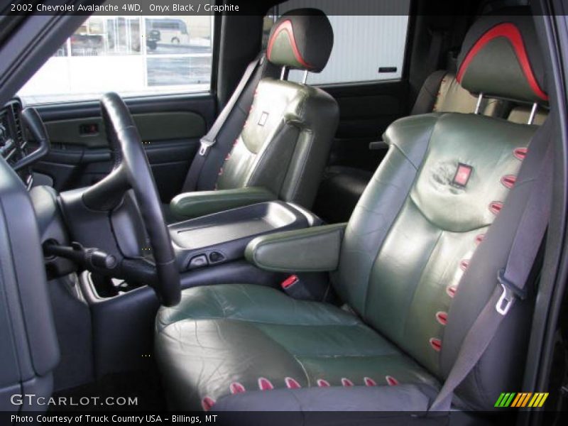 Onyx Black / Graphite 2002 Chevrolet Avalanche 4WD