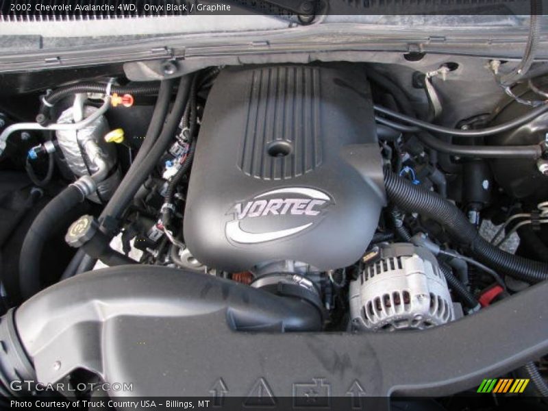Onyx Black / Graphite 2002 Chevrolet Avalanche 4WD