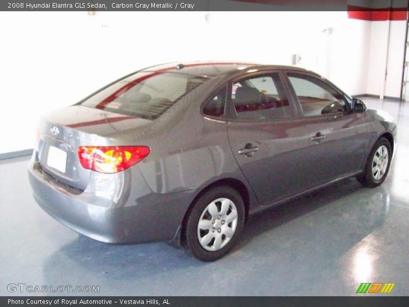 Carbon Gray Metallic / Gray 2008 Hyundai Elantra GLS Sedan