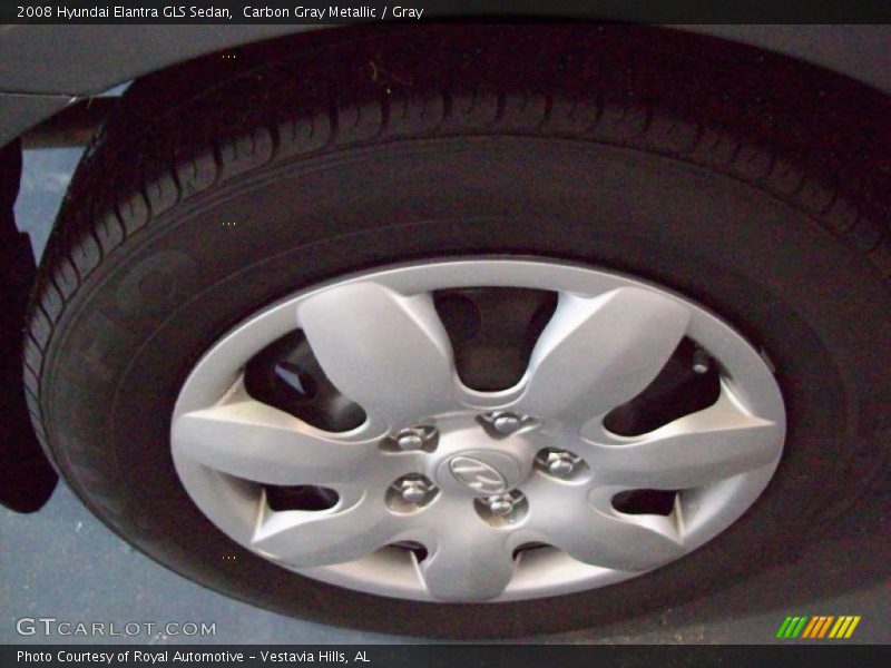 Carbon Gray Metallic / Gray 2008 Hyundai Elantra GLS Sedan