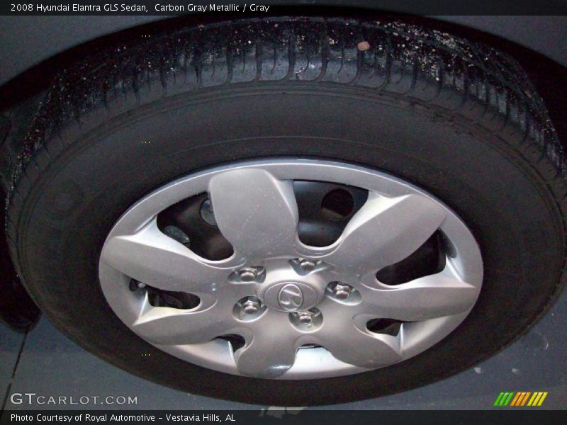 Carbon Gray Metallic / Gray 2008 Hyundai Elantra GLS Sedan