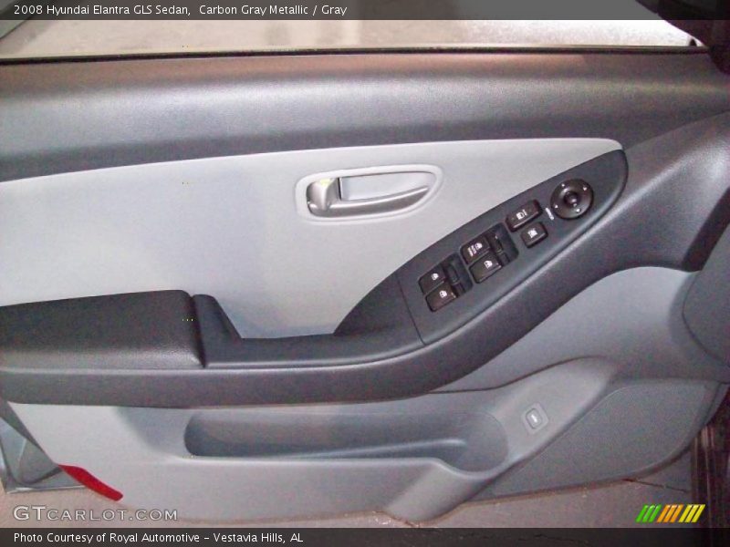 Carbon Gray Metallic / Gray 2008 Hyundai Elantra GLS Sedan