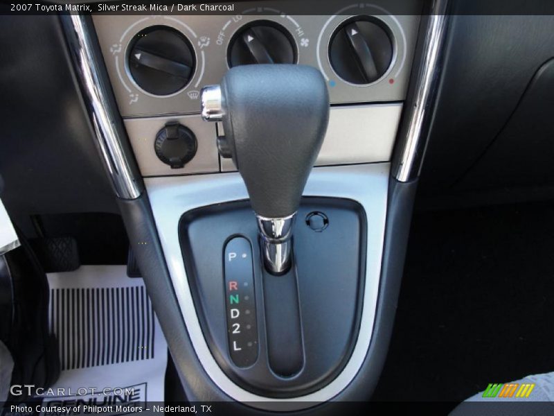 Silver Streak Mica / Dark Charcoal 2007 Toyota Matrix