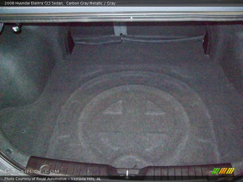 Carbon Gray Metallic / Gray 2008 Hyundai Elantra GLS Sedan