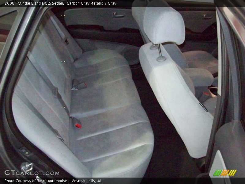 Carbon Gray Metallic / Gray 2008 Hyundai Elantra GLS Sedan