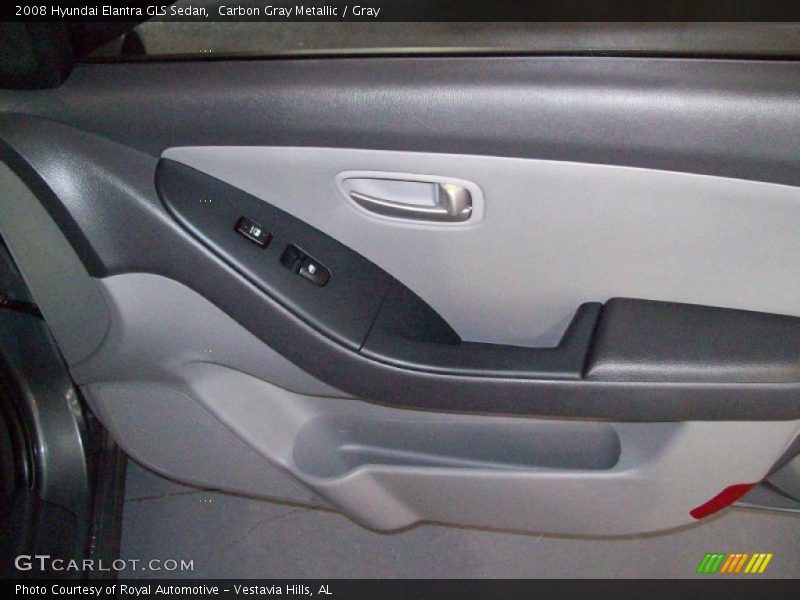 Carbon Gray Metallic / Gray 2008 Hyundai Elantra GLS Sedan