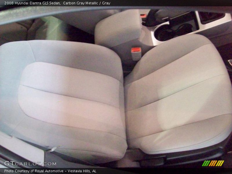 Carbon Gray Metallic / Gray 2008 Hyundai Elantra GLS Sedan