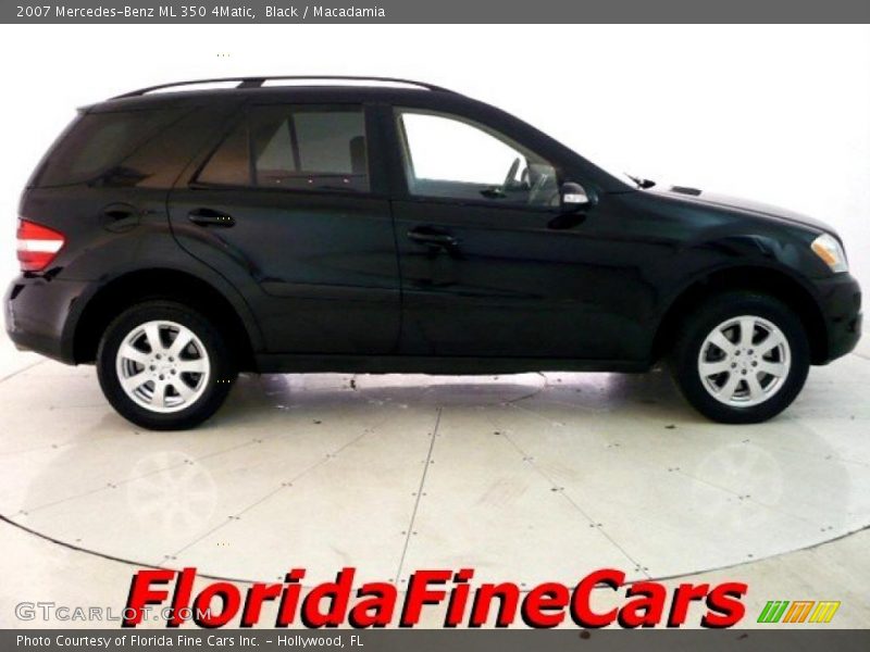 Black / Macadamia 2007 Mercedes-Benz ML 350 4Matic