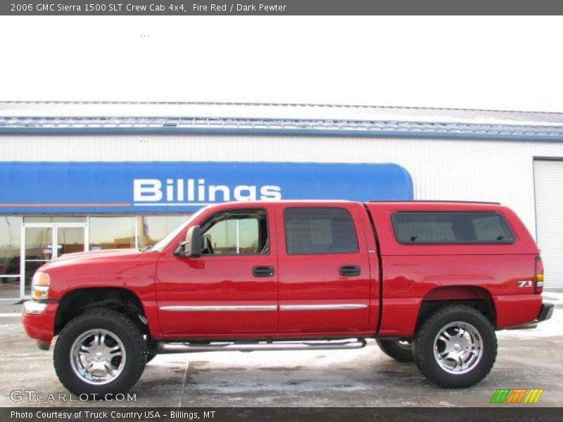 Fire Red / Dark Pewter 2006 GMC Sierra 1500 SLT Crew Cab 4x4