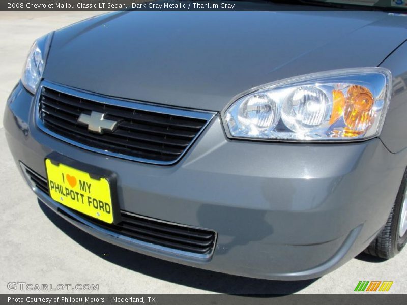 Dark Gray Metallic / Titanium Gray 2008 Chevrolet Malibu Classic LT Sedan