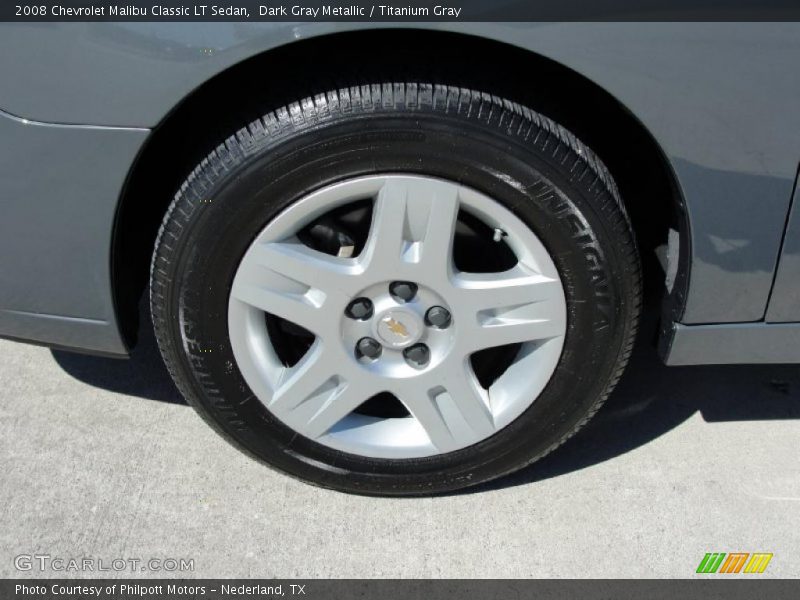 Dark Gray Metallic / Titanium Gray 2008 Chevrolet Malibu Classic LT Sedan