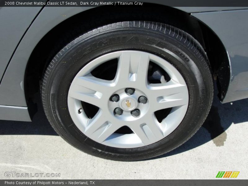 Dark Gray Metallic / Titanium Gray 2008 Chevrolet Malibu Classic LT Sedan