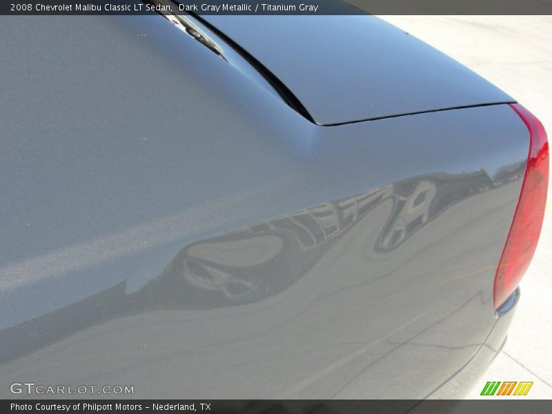 Dark Gray Metallic / Titanium Gray 2008 Chevrolet Malibu Classic LT Sedan