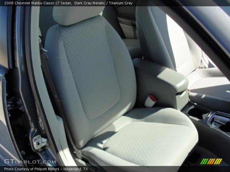 Dark Gray Metallic / Titanium Gray 2008 Chevrolet Malibu Classic LT Sedan