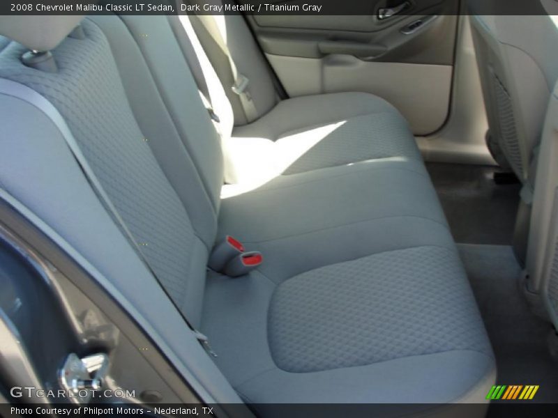 Dark Gray Metallic / Titanium Gray 2008 Chevrolet Malibu Classic LT Sedan